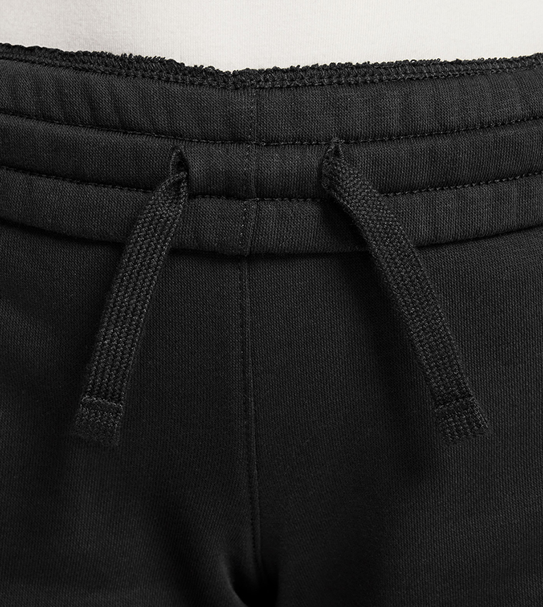 Logo Printed Elastic Waist Shorts