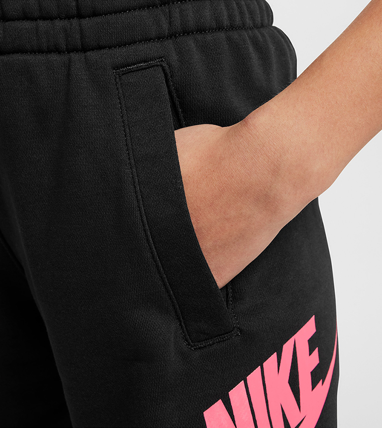 Logo Printed Elastic Waist Shorts