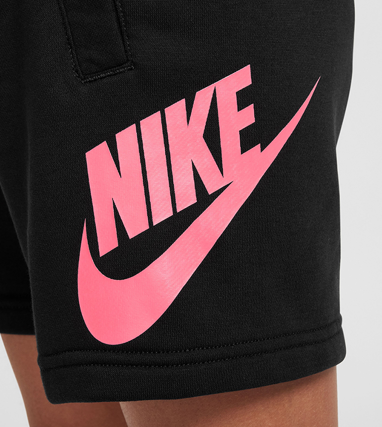 Logo Printed Elastic Waist Shorts