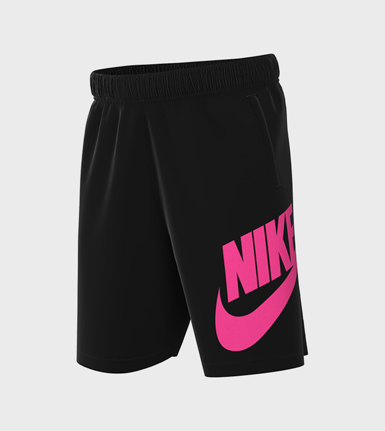Logo Printed Elastic Waist Shorts