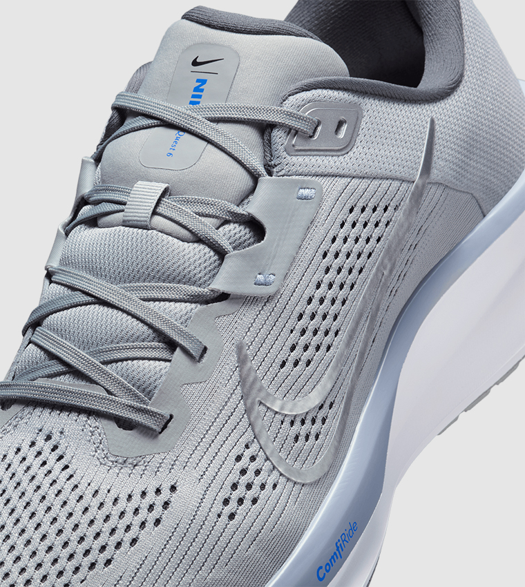 nike running quest trainers in grey