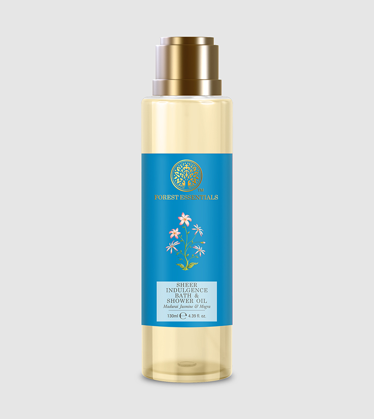 Madurai Jasmine and Mogra Sheer Indulgence Bath and Shower Oil, 130ml