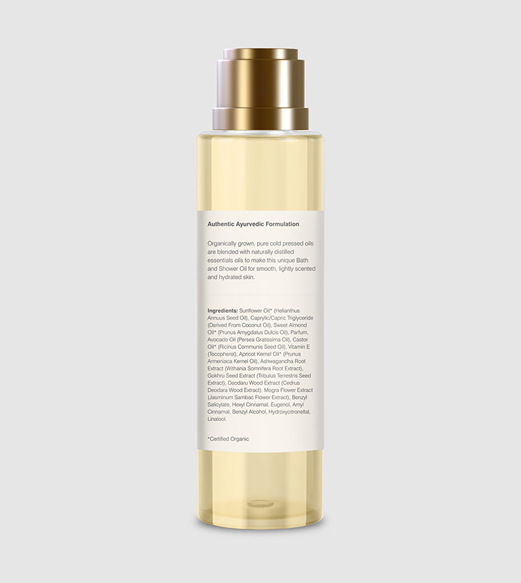 Madurai Jasmine and Mogra Sheer Indulgence Bath and Shower Oil, 130ml