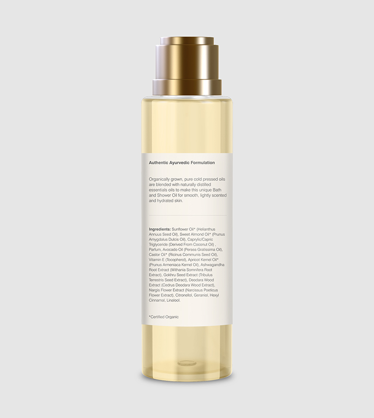 Nargis Sheer Indulgence Bath and Shower Oil, 130ml
