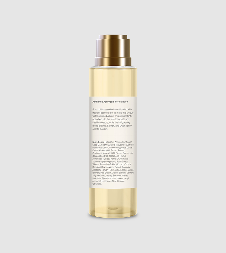 Sheer Indulgence Bath and Shower Oil, Lime and Saffron - 130 ml