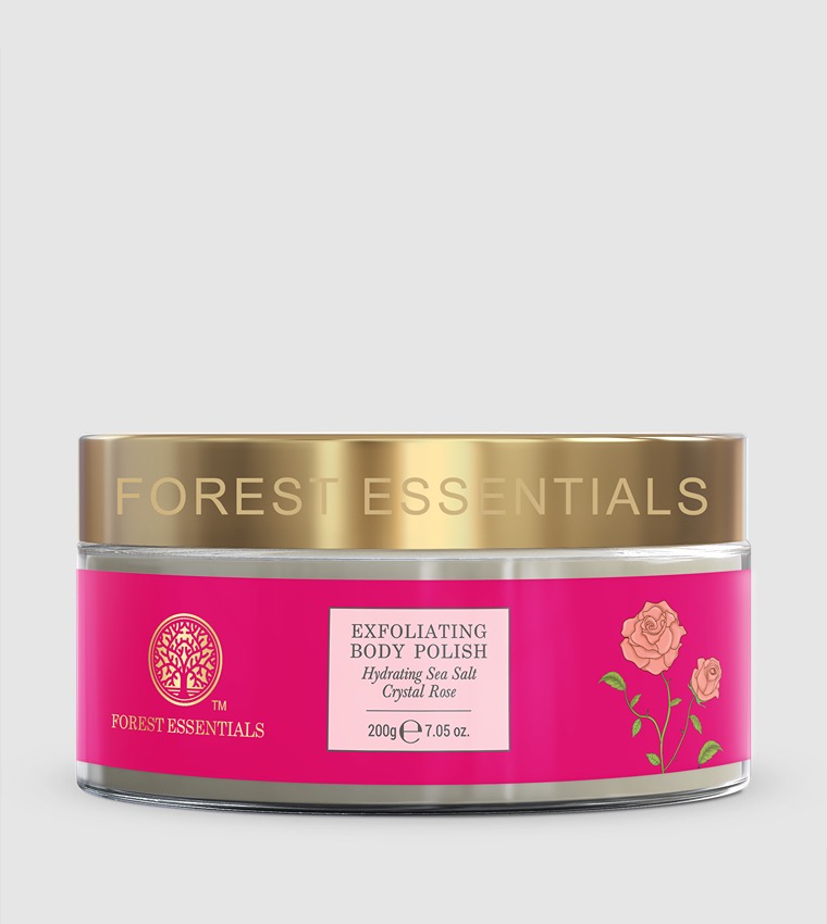 Sea Salt Crystal Rose Exfoliating Body Polish, 200g