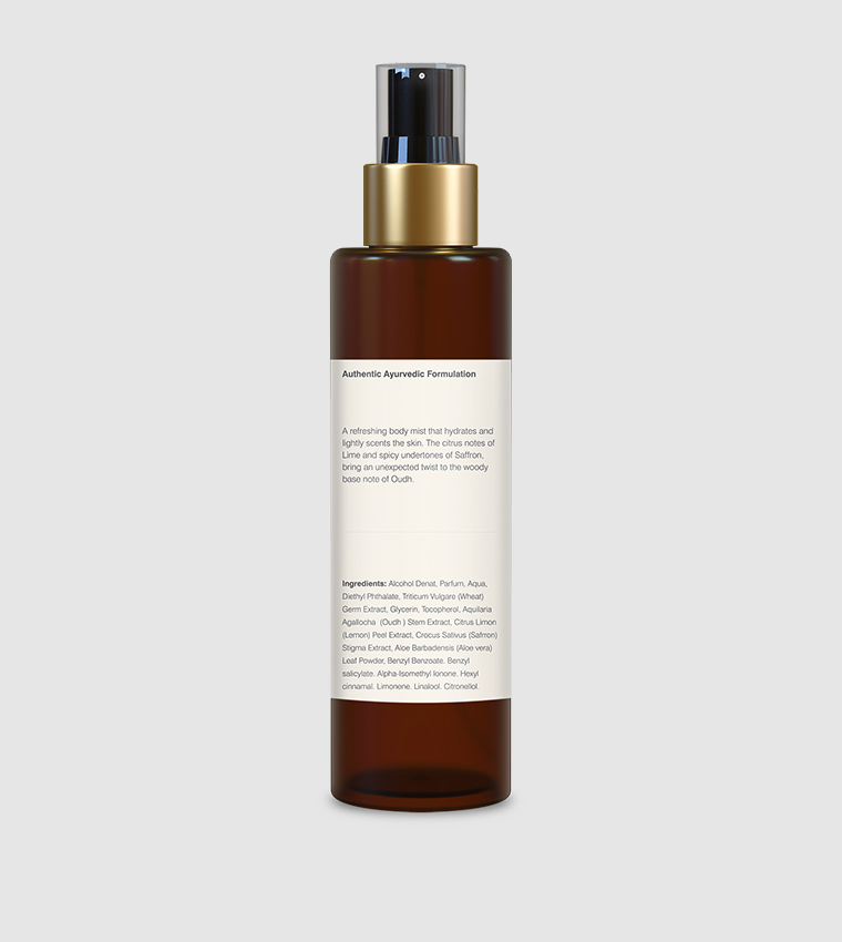 Scented Body Mist - Lime, Saffron & Oudh - 130 ml