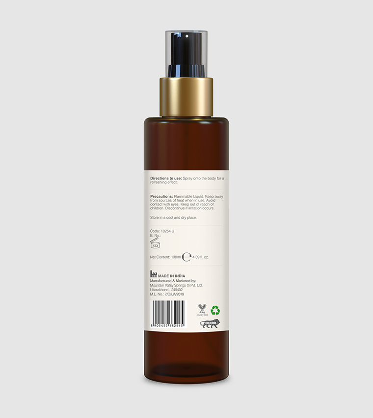 Jasmine and Saffron Scented Body Mist, 130ml