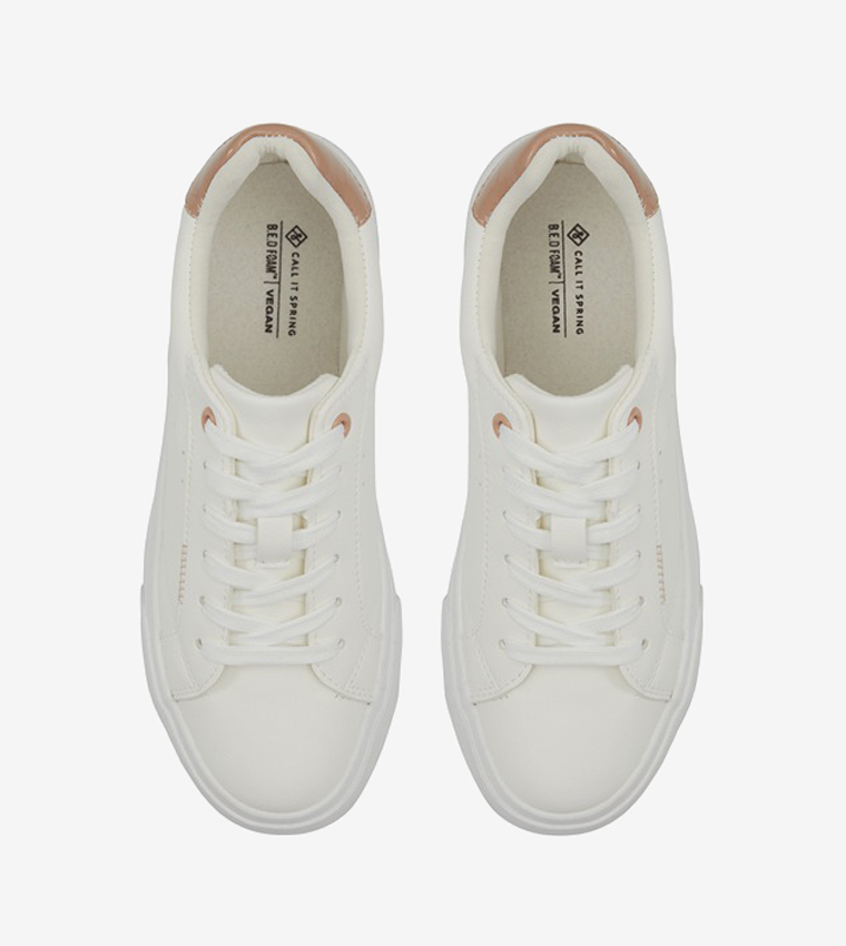 Buy Call It Spring FEEONA Lace Up Sneakers In White 6thStreet UAE