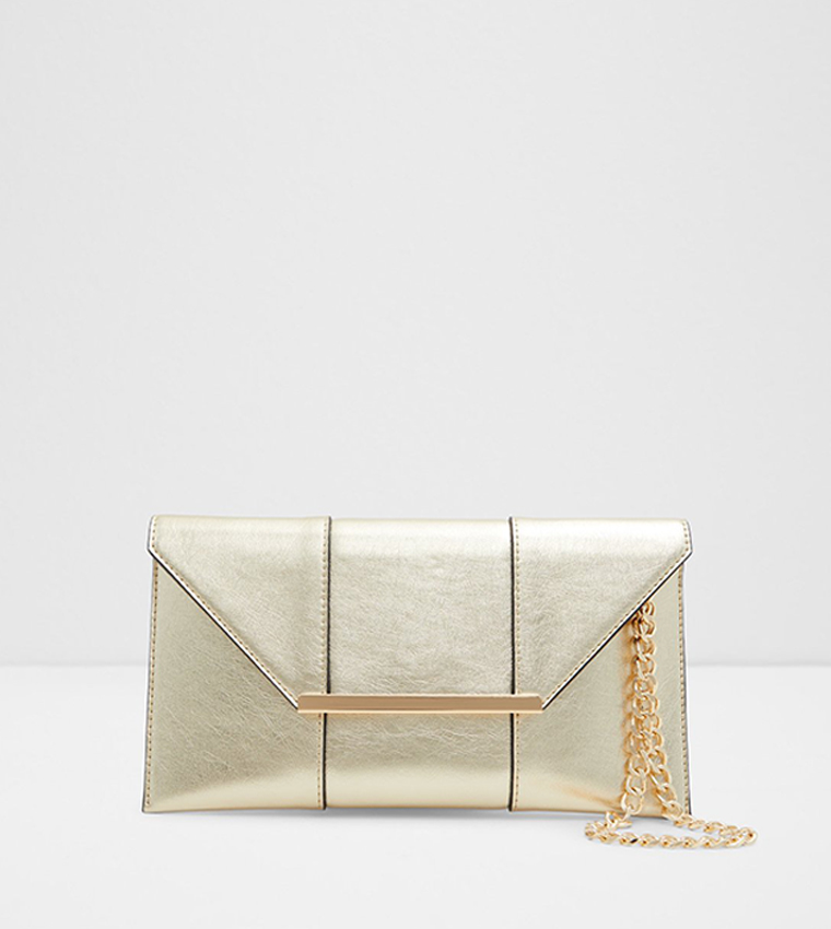 Metallic clutch bag sales