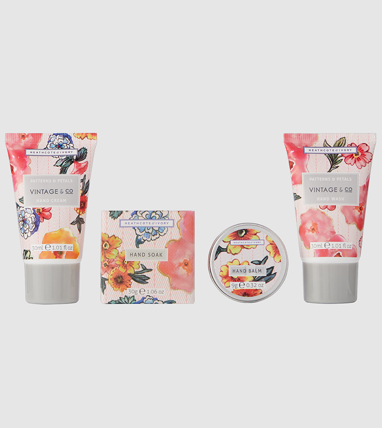 Buy Heathcote & Ivory Patterns & Petals Mini Hand Care Set In Multiple