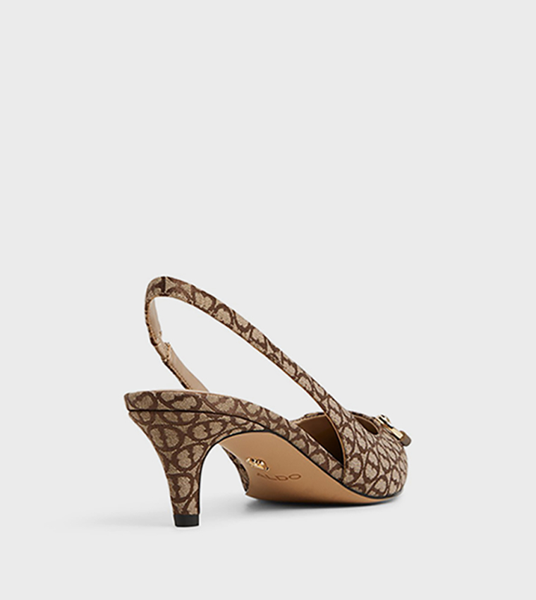 FINNEA Patterned Slingback Pumps