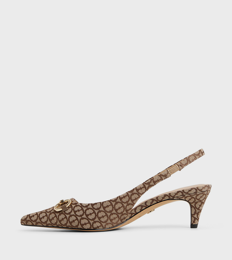 FINNEA Patterned Slingback Pumps