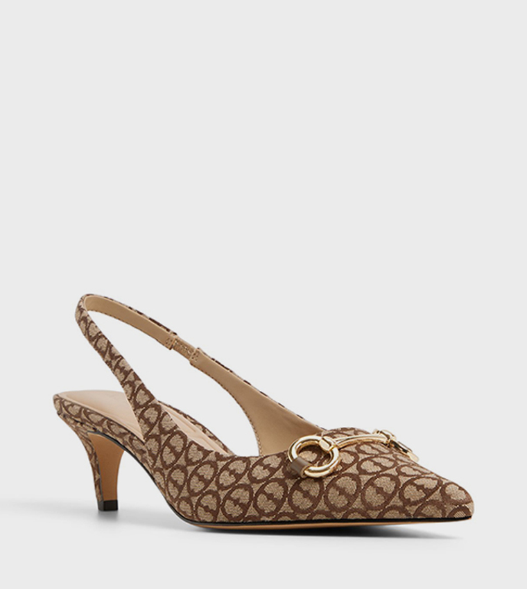 FINNEA Patterned Slingback Pumps