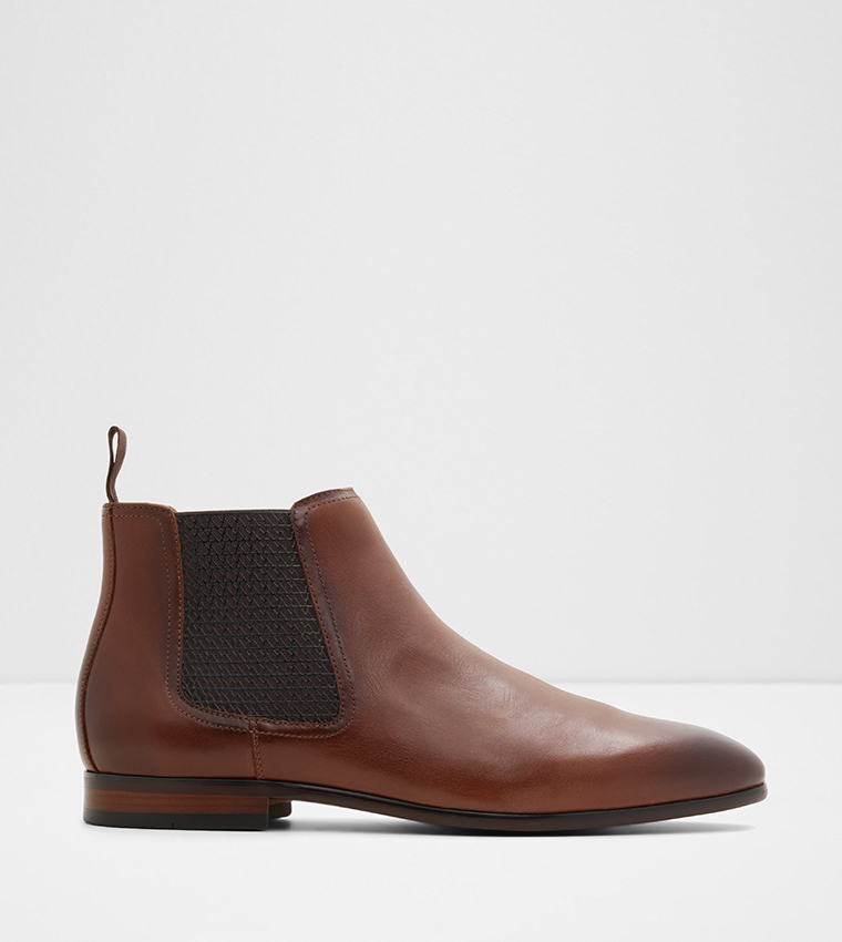 Aldo cognac boots discount