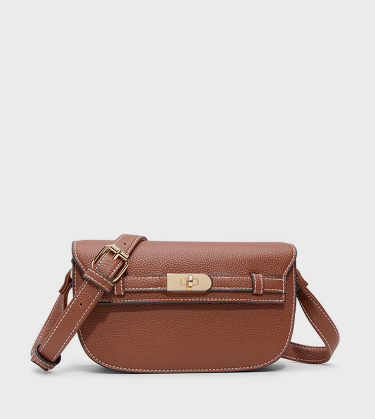 FIZZETTE Textured Crossbody Bag