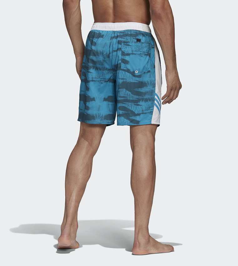 Buy Adidas 3 Stripes Clx Graphic Swim Shorts Blue In Blue 6thStreet Bahrain