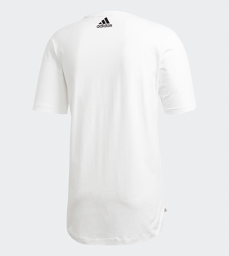 Tan logo cheap tee adidas