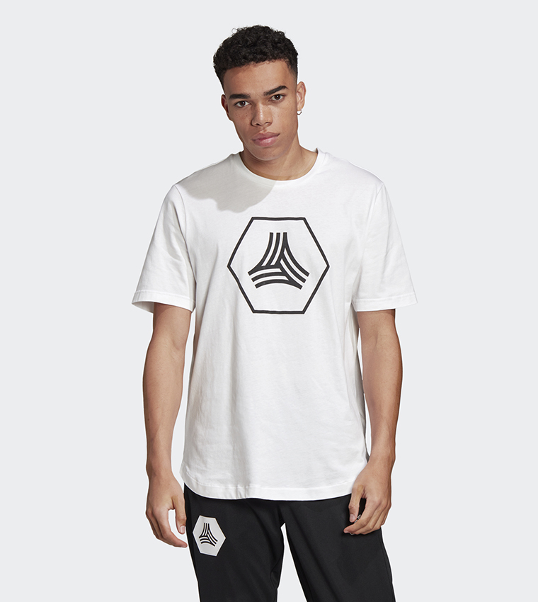 adidas tan t shirt