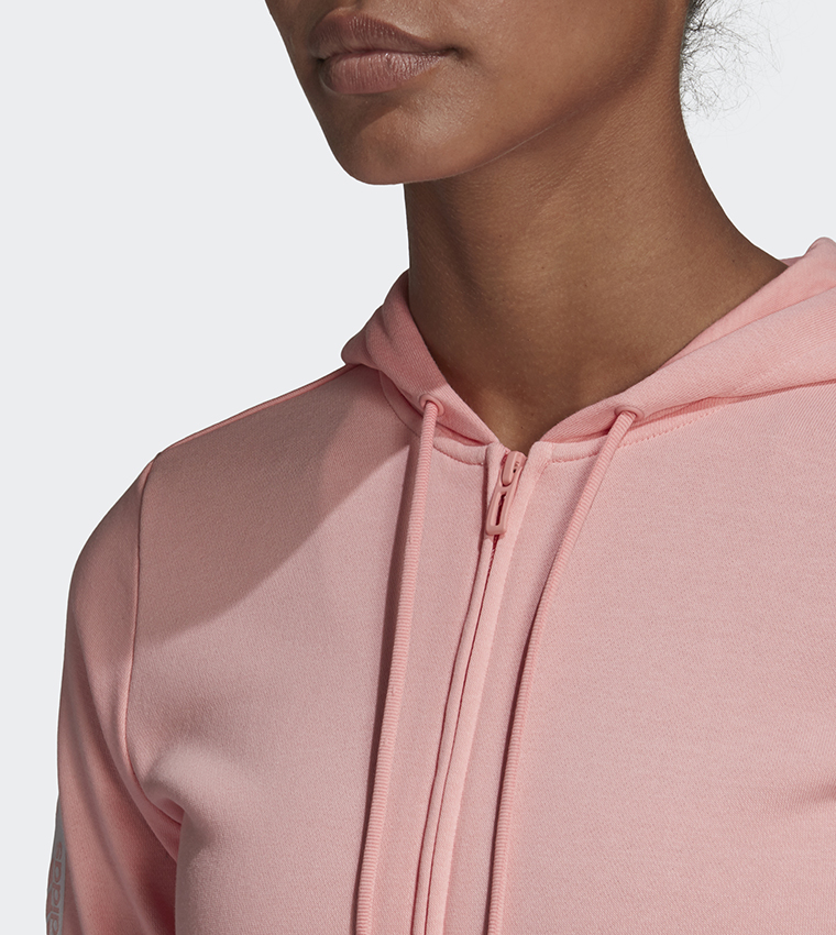 هودي بلون زهري