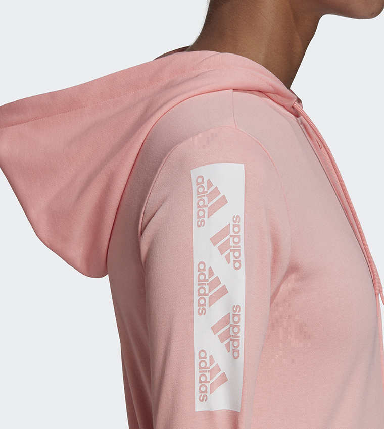 هودي بلون زهري