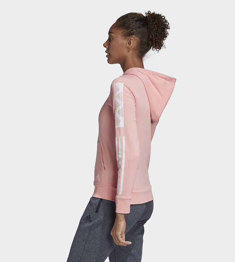 هودي بلون زهري