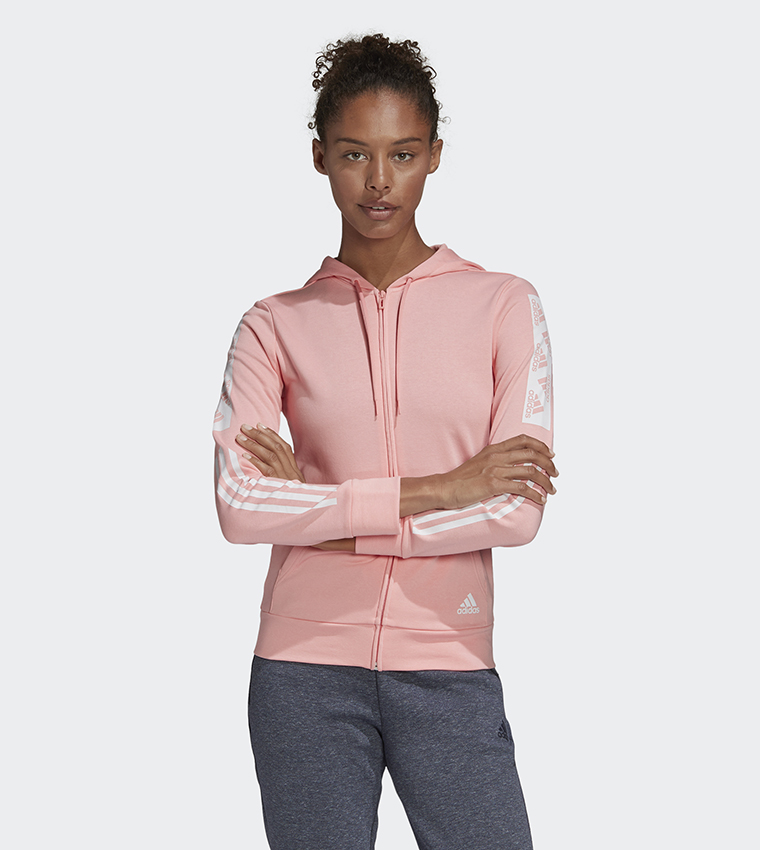 هودي بلون زهري