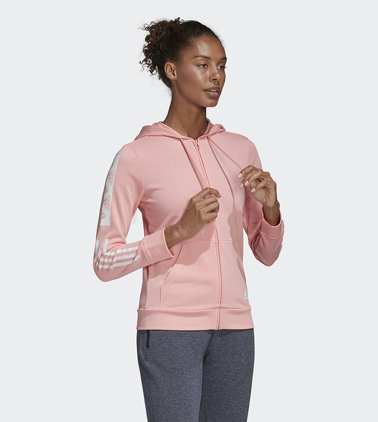 هودي بلون زهري