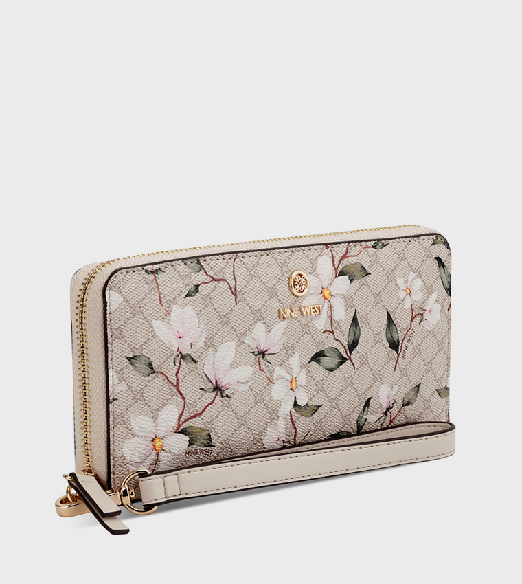 LOCKUP Printed Zip Around Wristlet