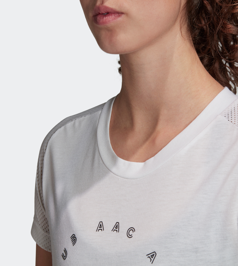 Slim Graphic Tee-White