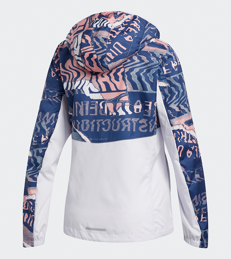 Own the run clearance graphic wind jacket