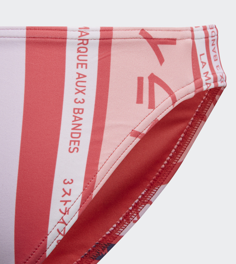 Buy Adidas One Piece Wrap Detailed Swimwear Multi In Multiple Colors