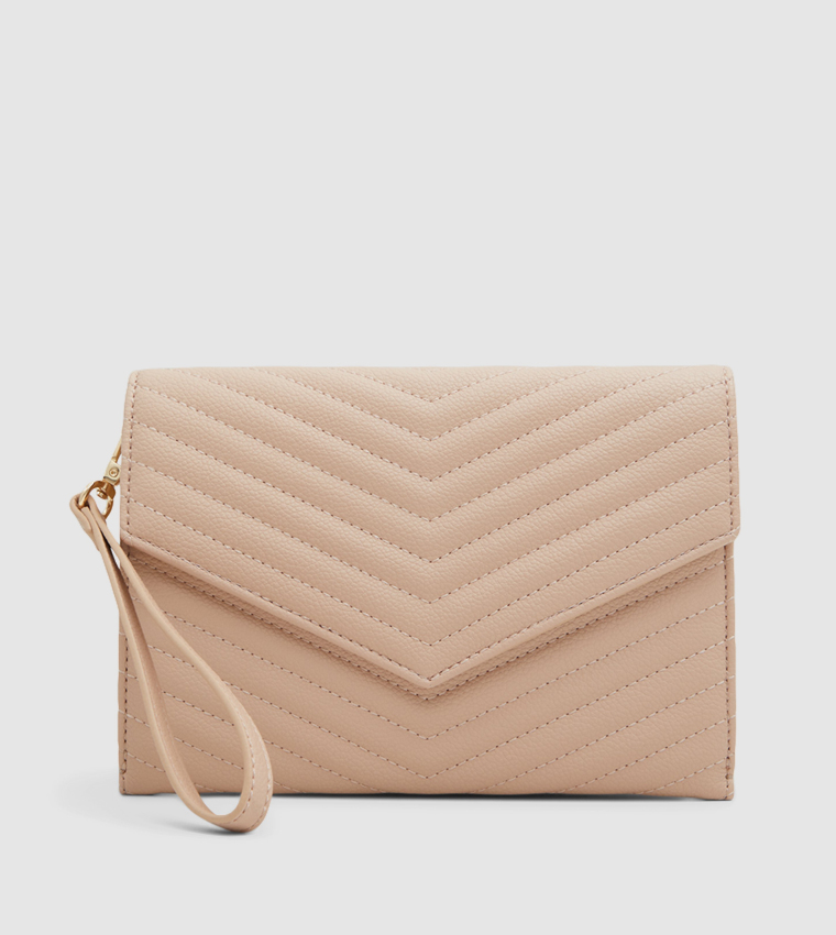 FLAME Quilted Clutch