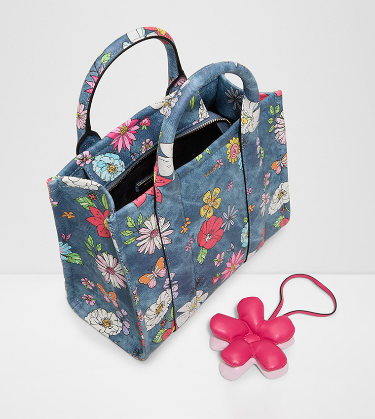 FLORALBLOOM Printed Tote Bag