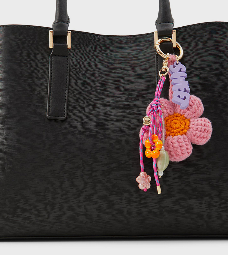 FLOWERPOWER Crochet Keychain