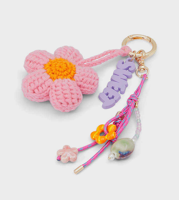 FLOWERPOWER Crochet Keychain