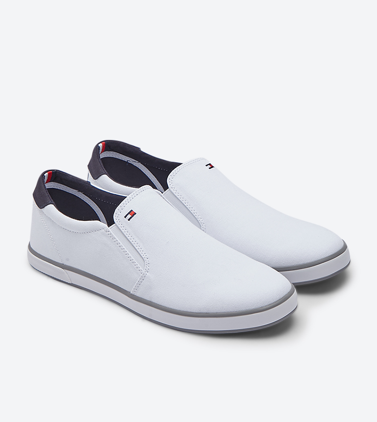 Slip On Contrast Panel Trainers
