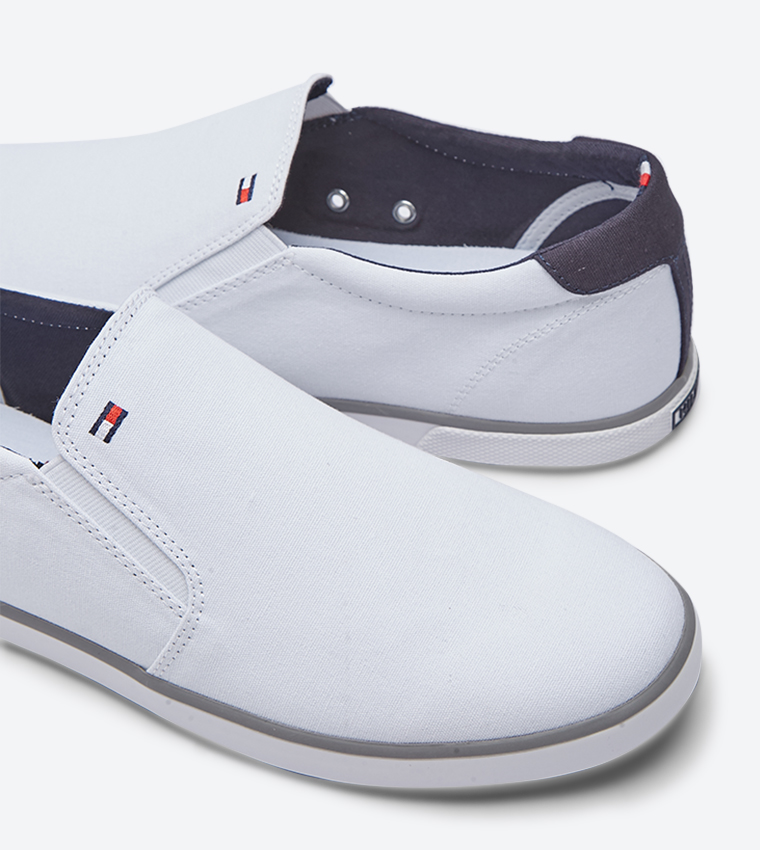 Slip On Contrast Panel Trainers