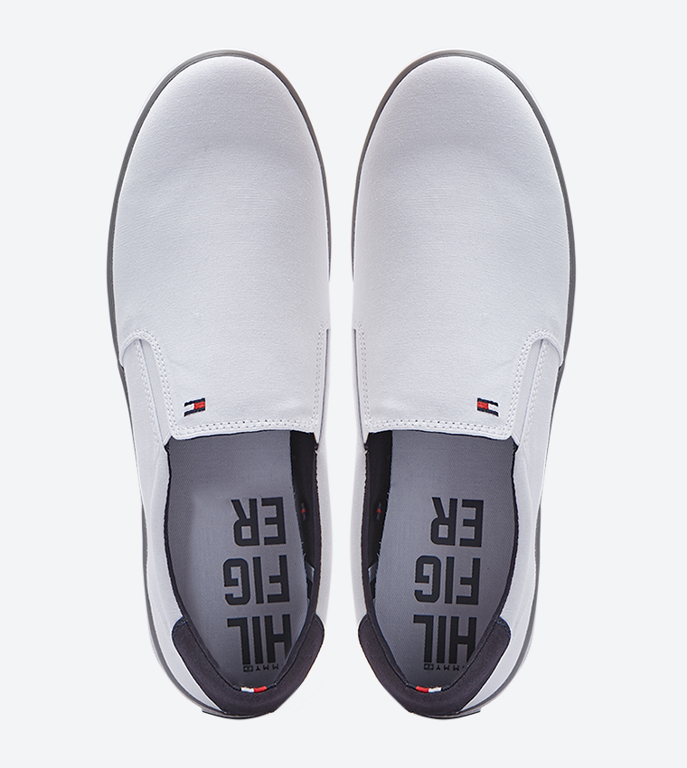 Slip On Contrast Panel Trainers