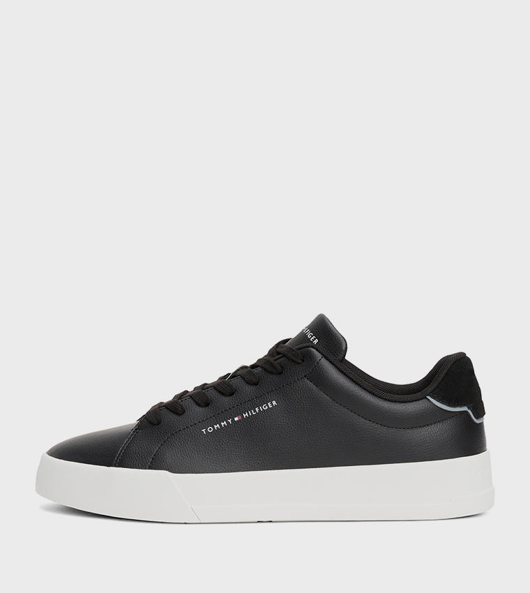 Textured Platform Sneakers