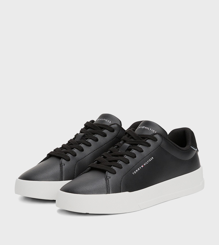 Textured Platform Sneakers