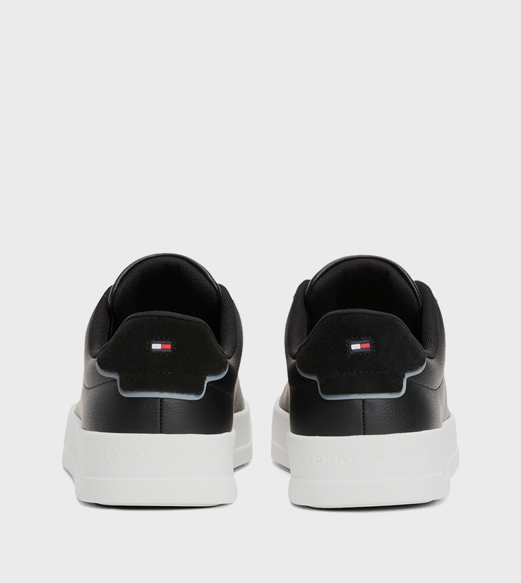 Textured Platform Sneakers