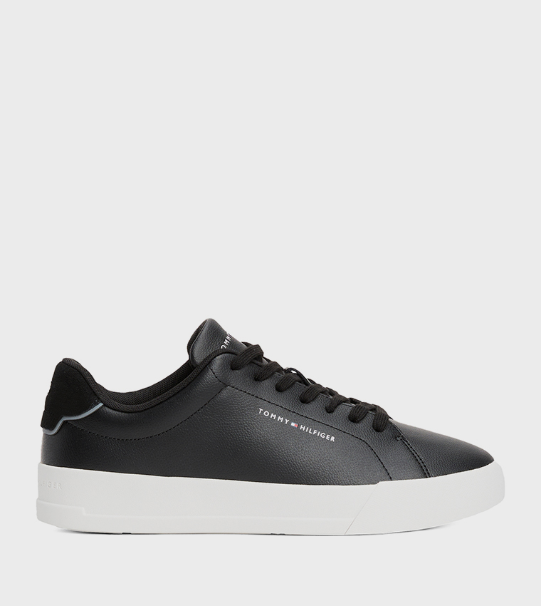 Textured Platform Sneakers