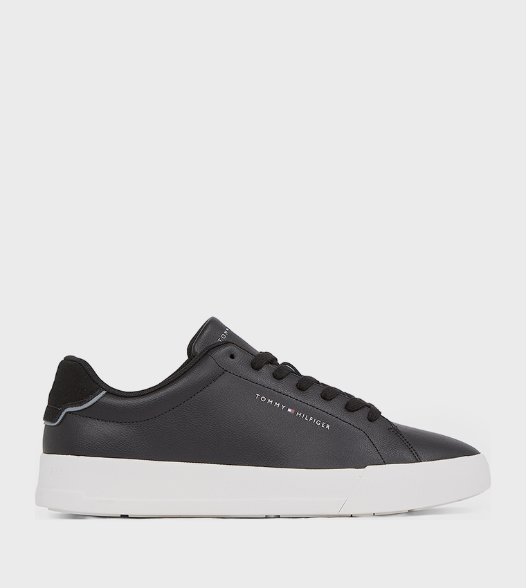 Textured Platform Sneakers