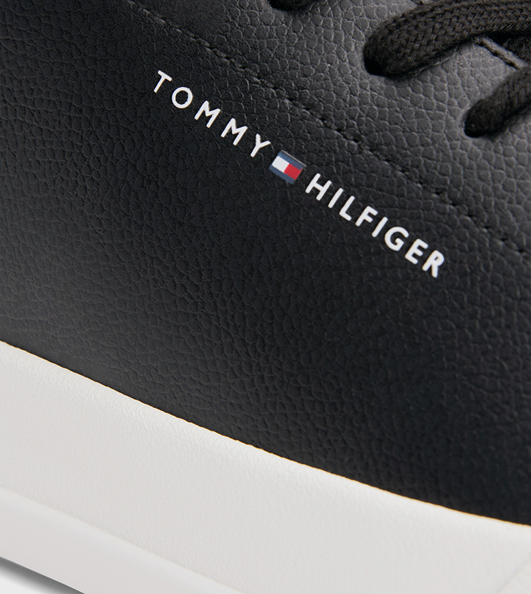 Textured Platform Sneakers