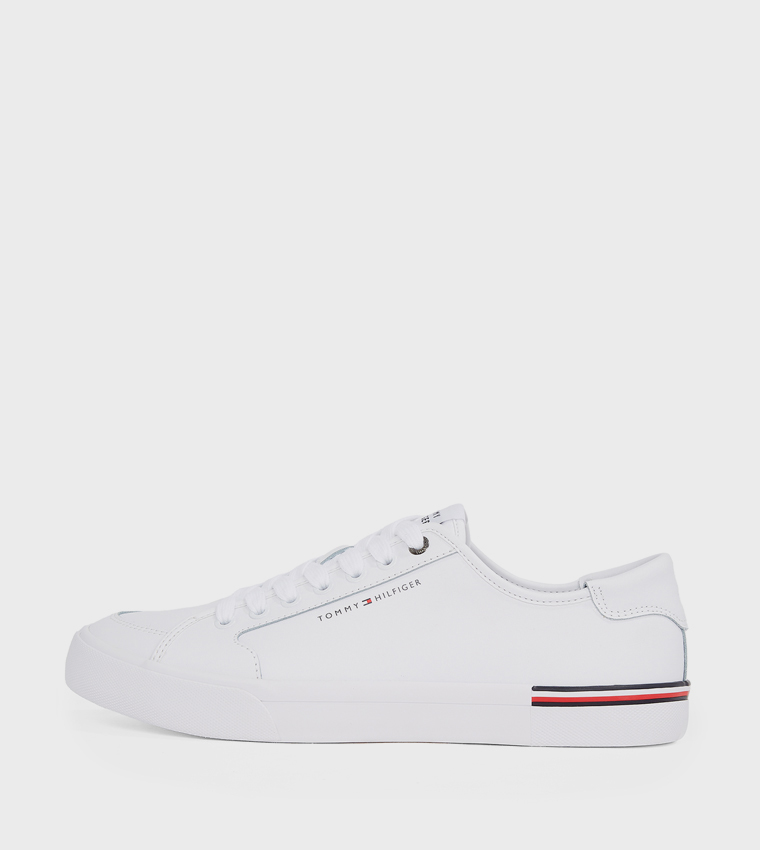 Core Corporate Logo Detail Lace-Up Sneakers