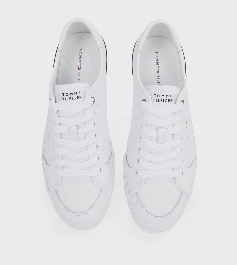 Core Corporate Logo Detail Lace-Up Sneakers