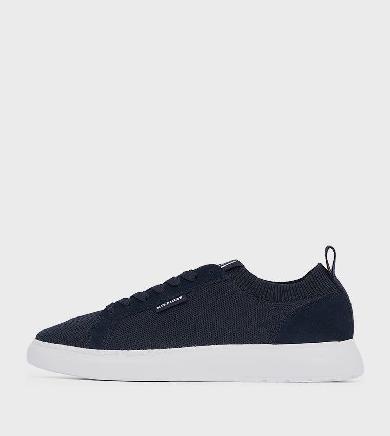 Logo Label Lace-Up Sneakers