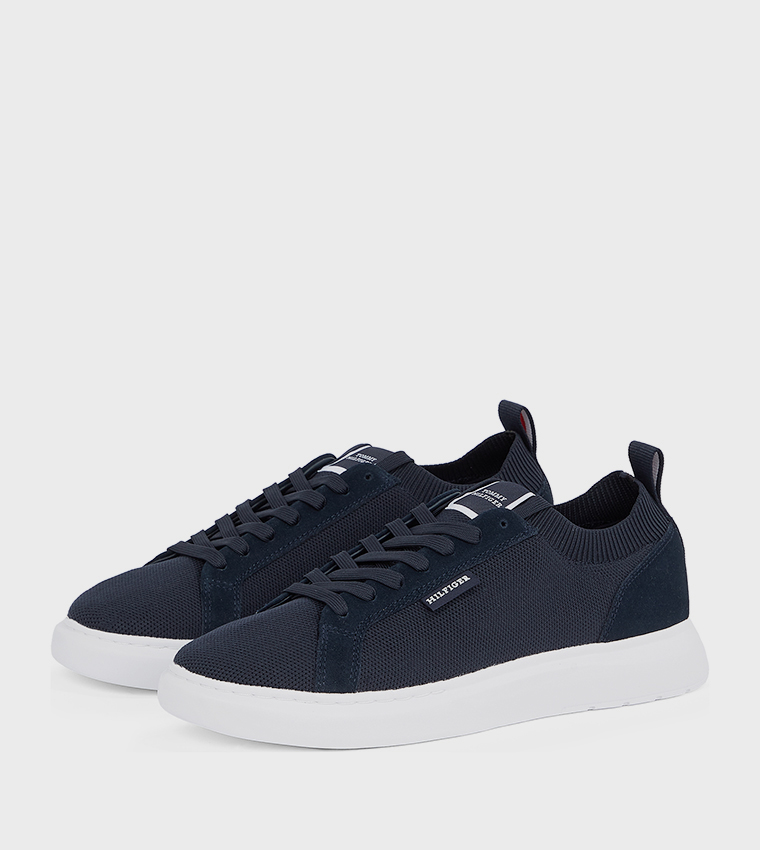 Logo Label Lace-Up Sneakers
