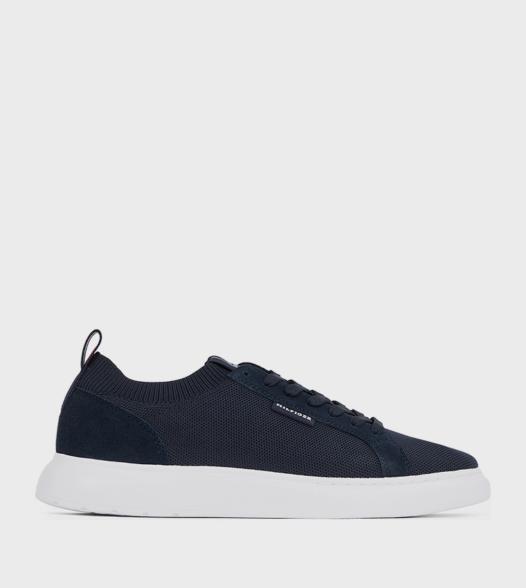 Logo Label Lace-Up Sneakers